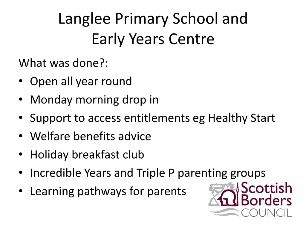 langlee primary school and early years centre 2
