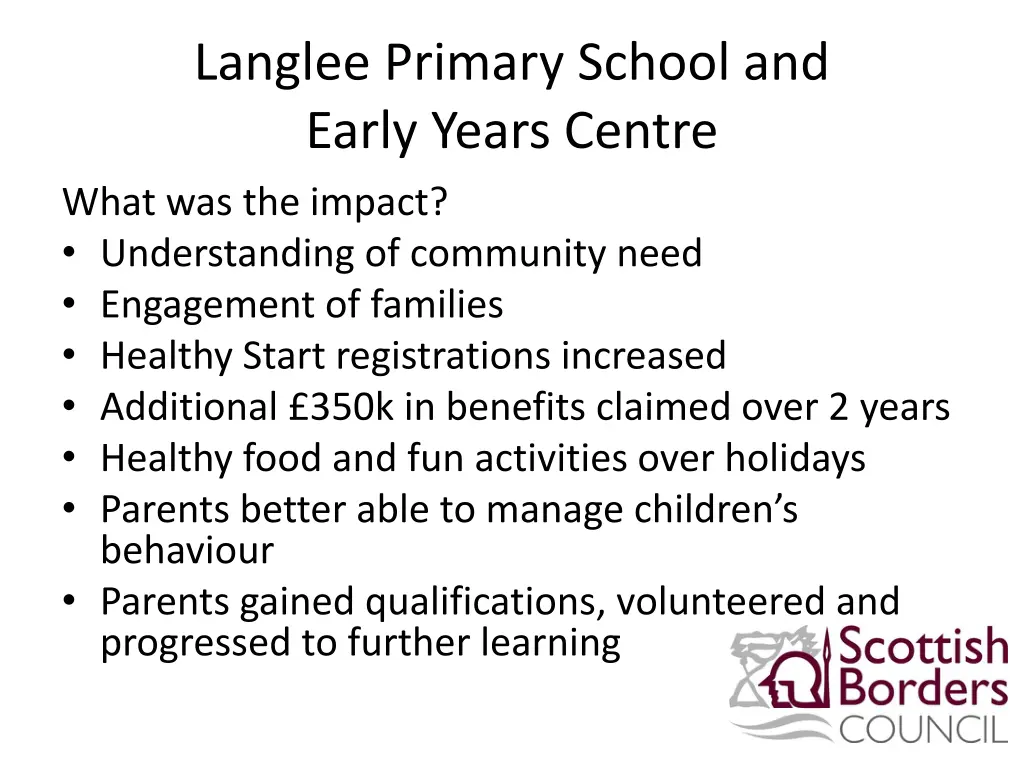 langlee primary school and early years centre 4
