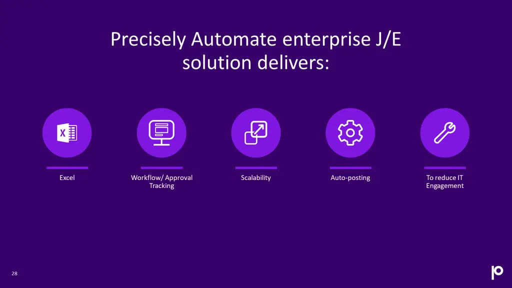 precisely automate enterprise j e solution