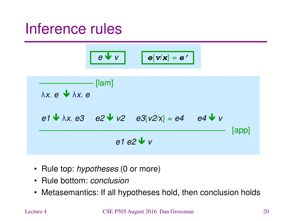 inference rules 2