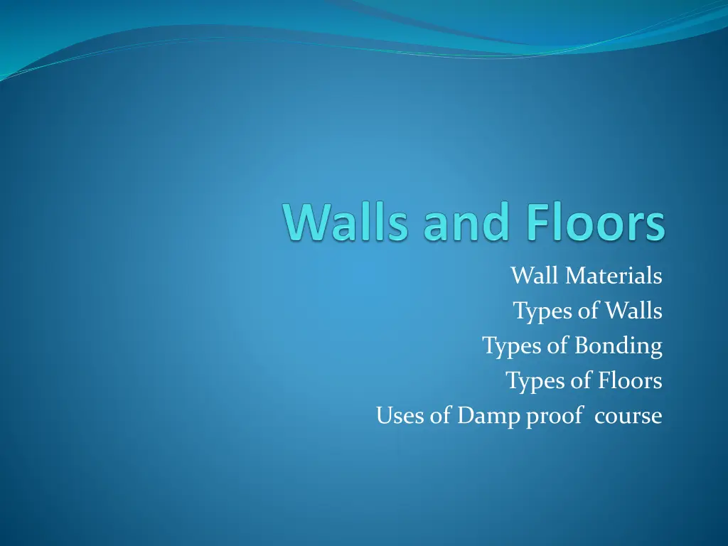 wall materials types of walls types of bonding