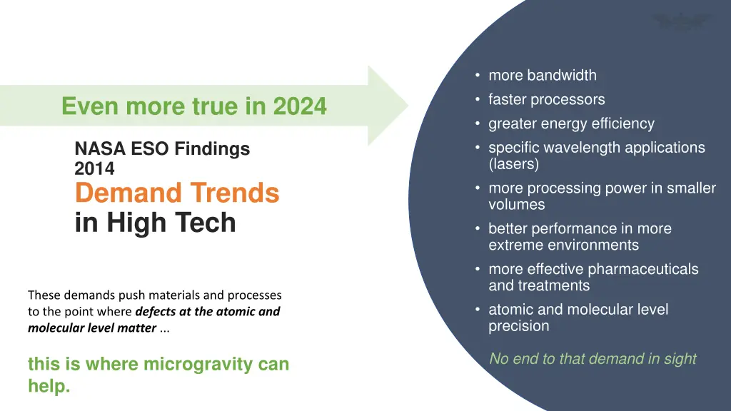 more bandwidth faster processors greater energy