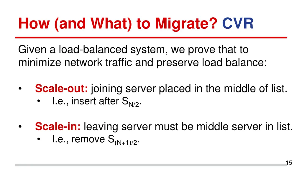 how and what to migrate cvr 4