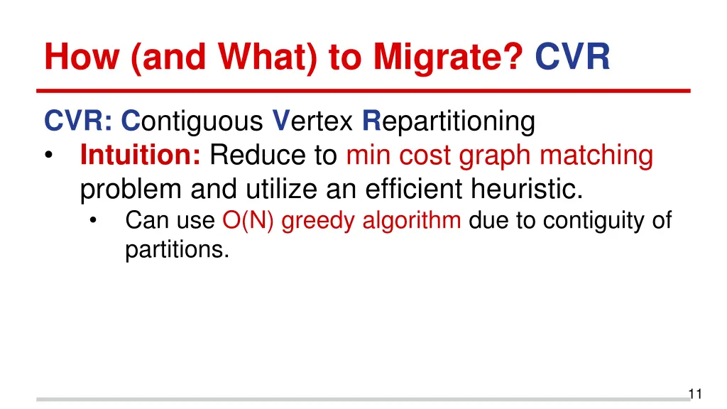 how and what to migrate cvr