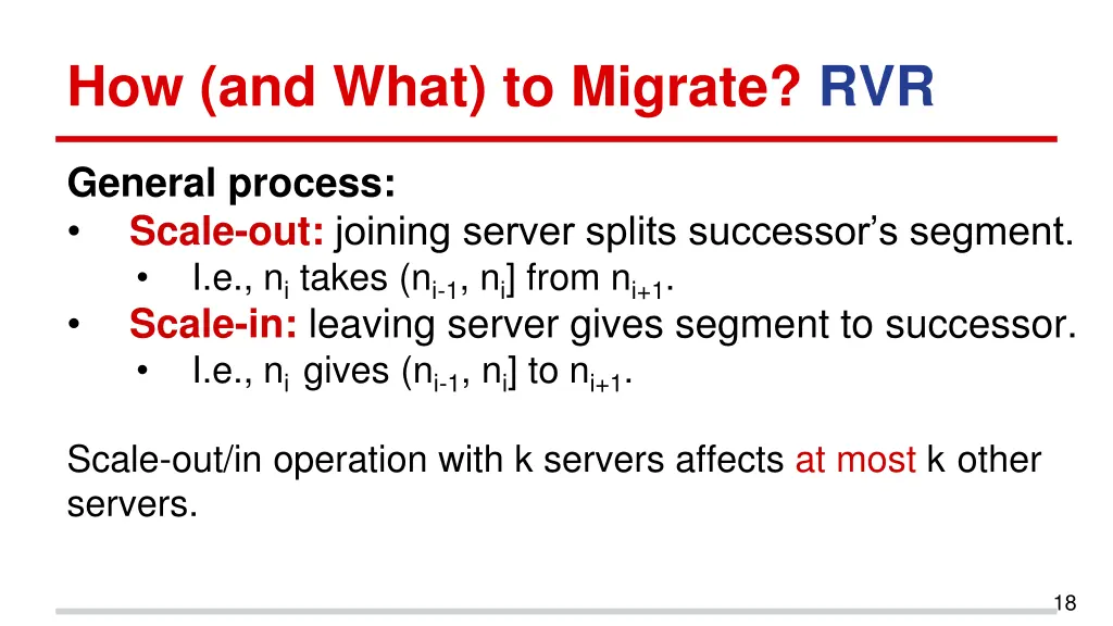 how and what to migrate rvr 1