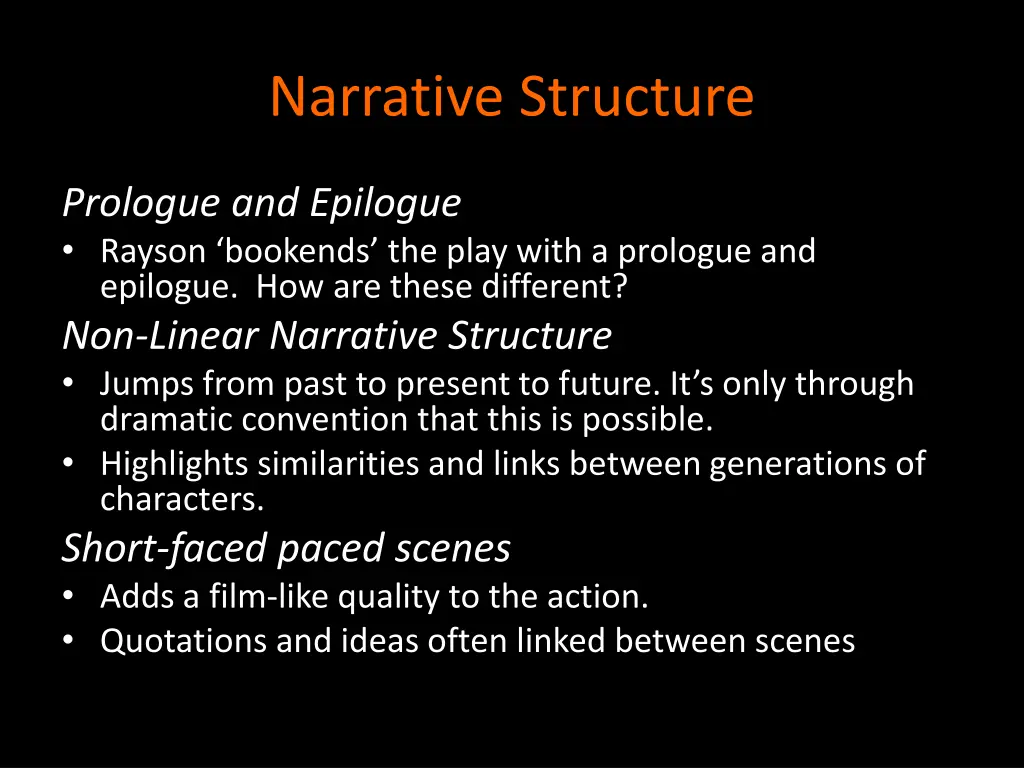 narrative structure 1