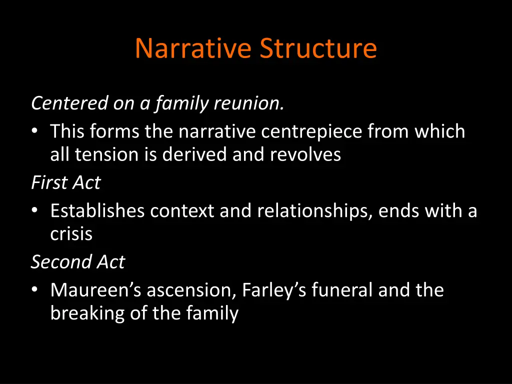 narrative structure