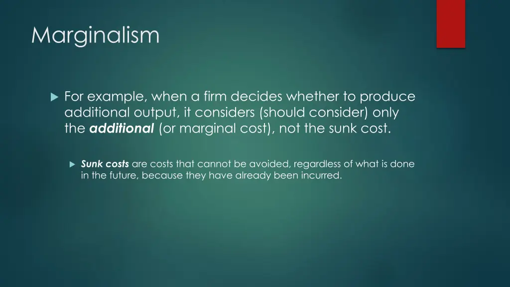 marginalism 1