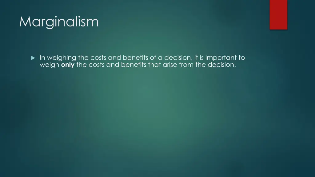 marginalism