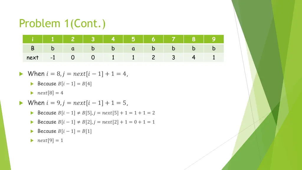 problem 1 cont 2