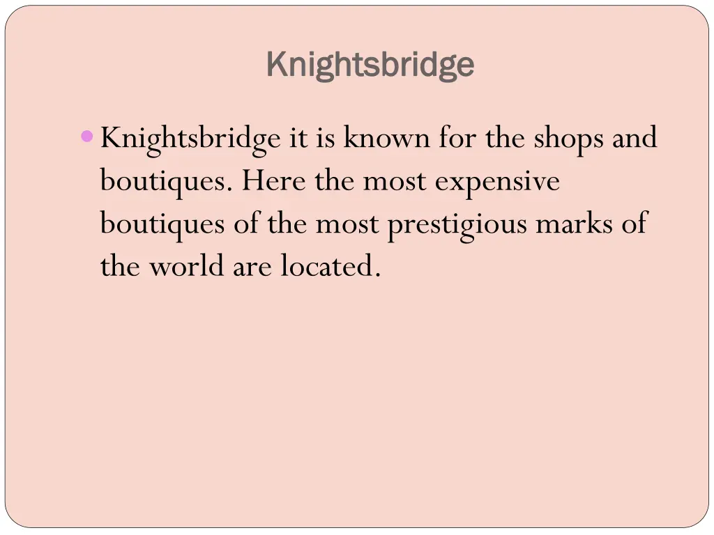 knightsbridge knightsbridge