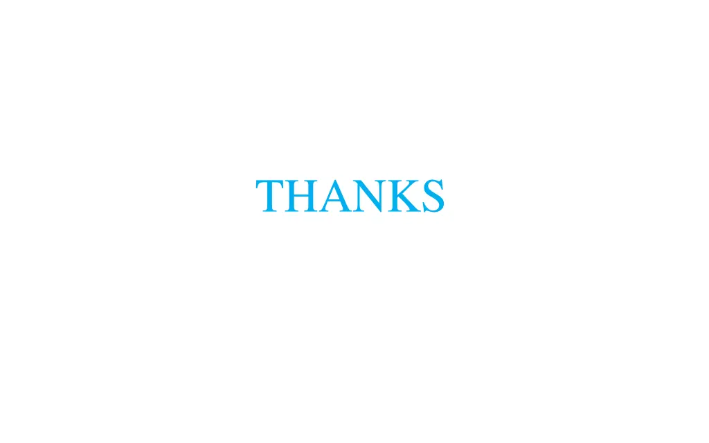 thanks