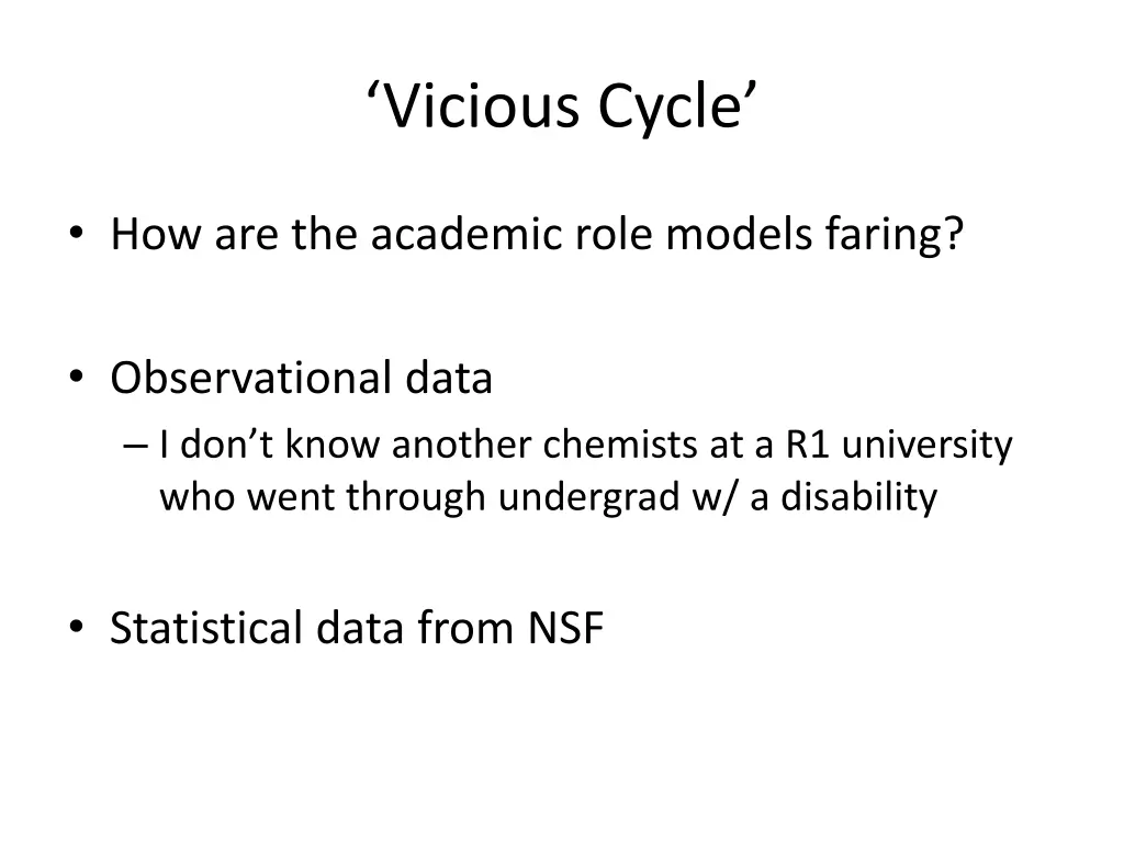 vicious cycle