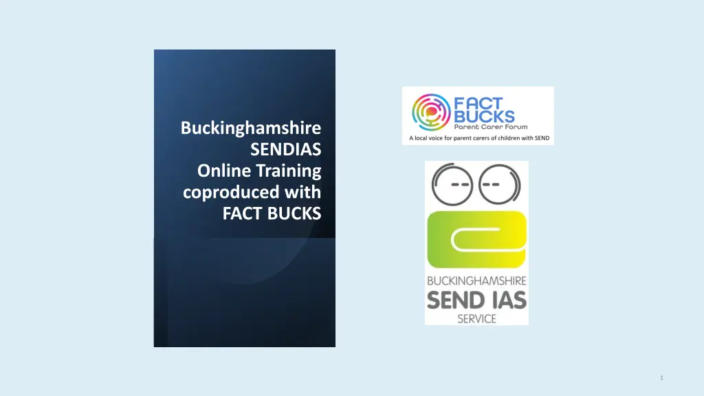 buckinghamshire sendias online training