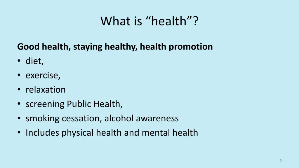 what is health