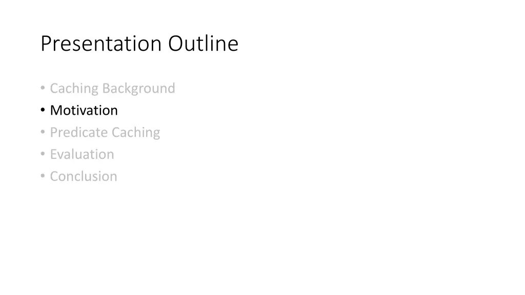 presentation outline 2