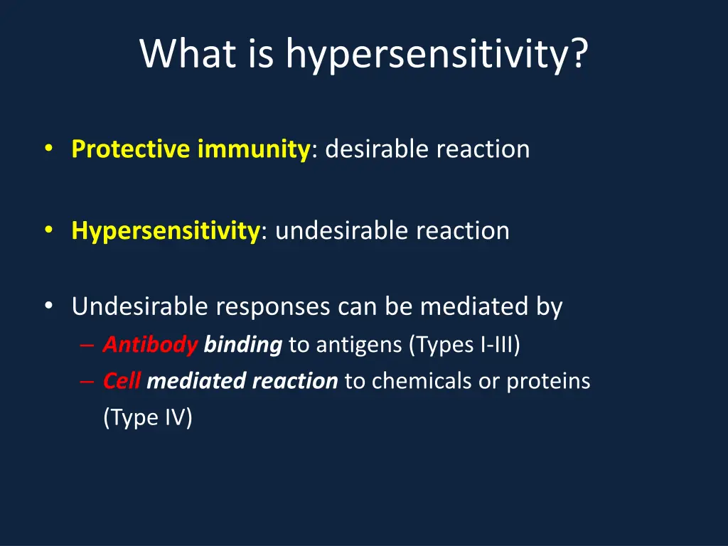 what is hypersensitivity