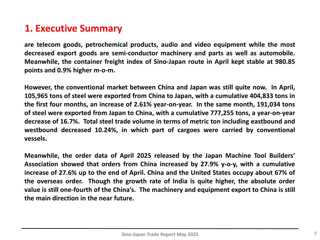 1 executive summary 1