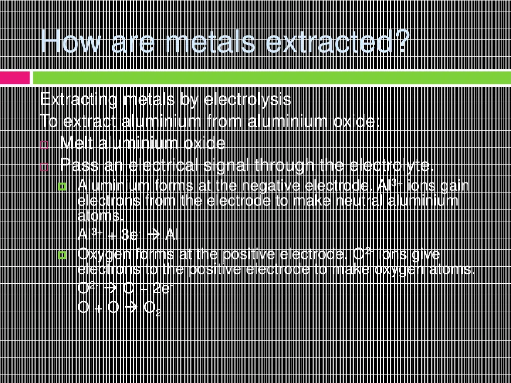 how are metals extracted 3