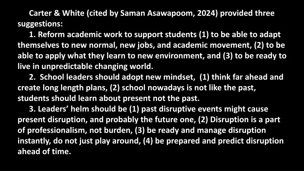 carter white cited by saman asawapoom 2024