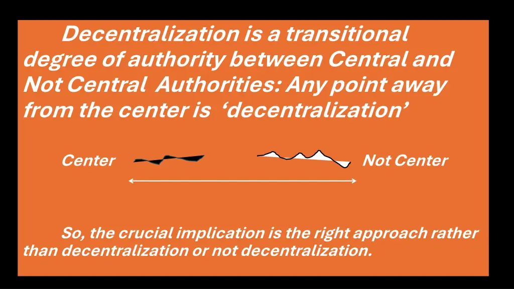 decentralization is a transitional degree