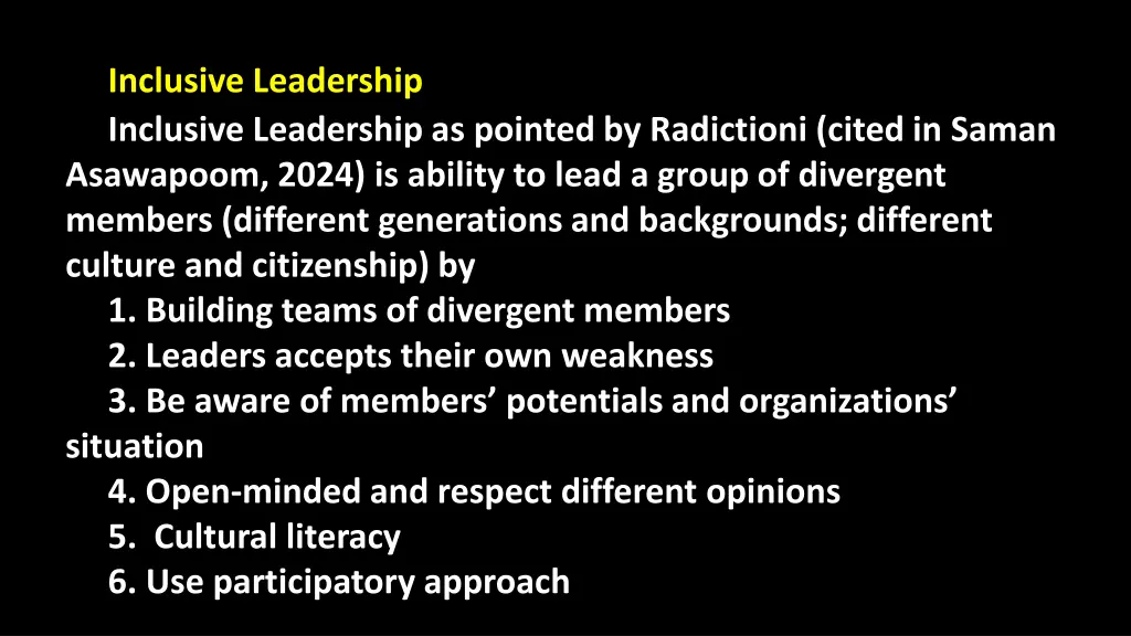inclusive leadership inclusive leadership