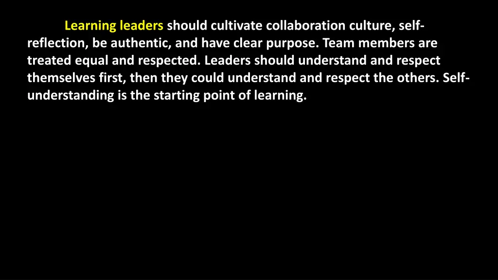learning leaders should cultivate collaboration