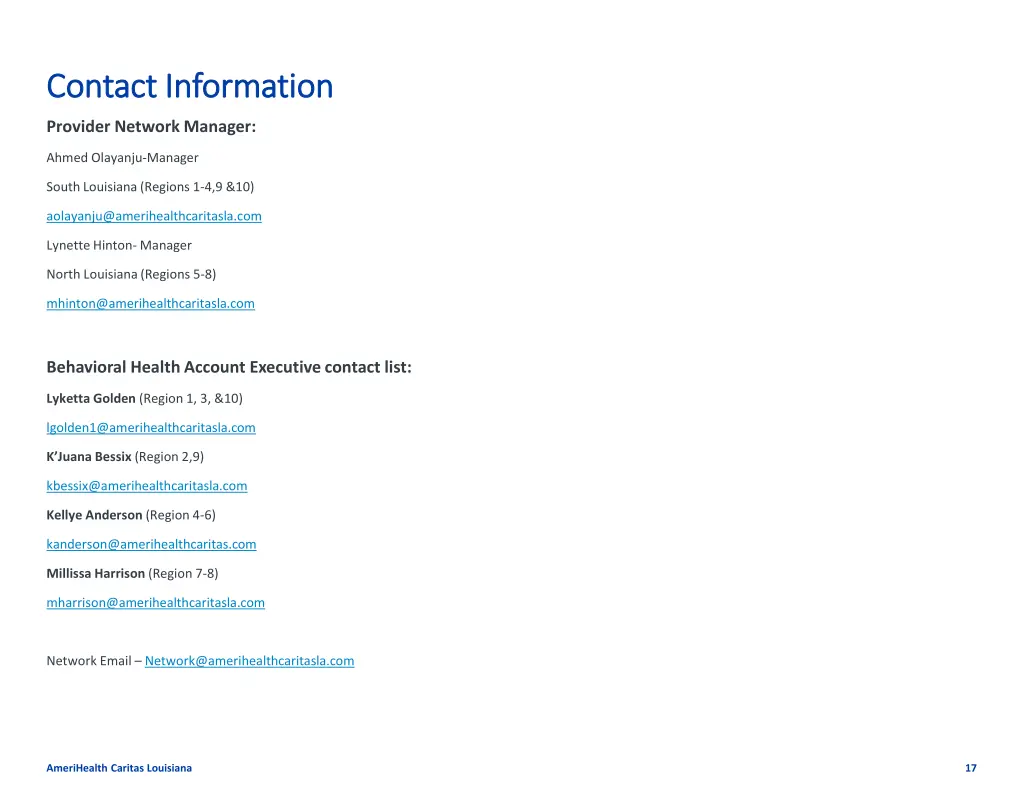 contact information contact information