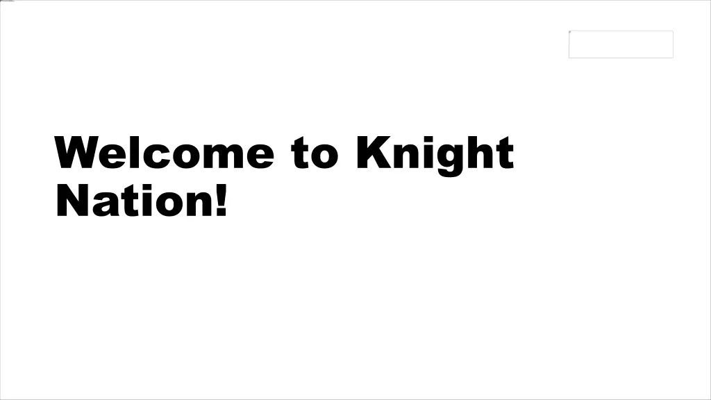 welcome to knight nation 1