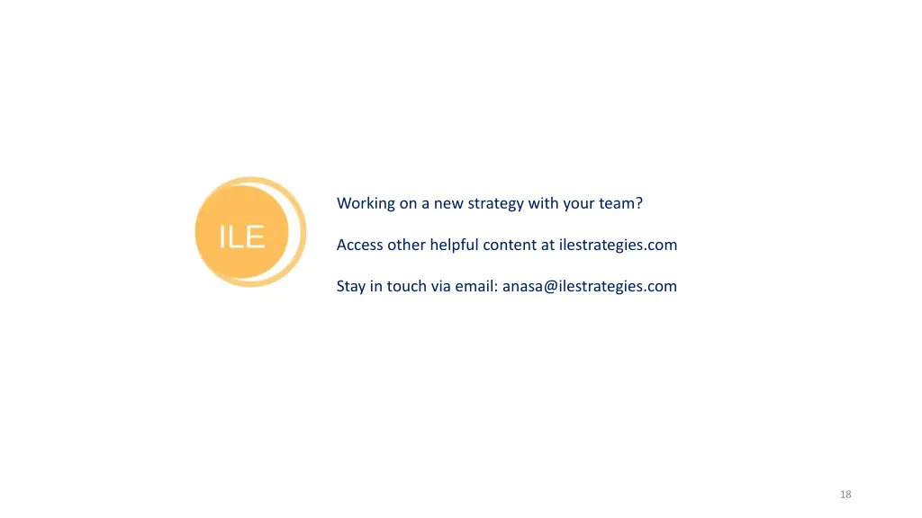 working on a new strategy with your team