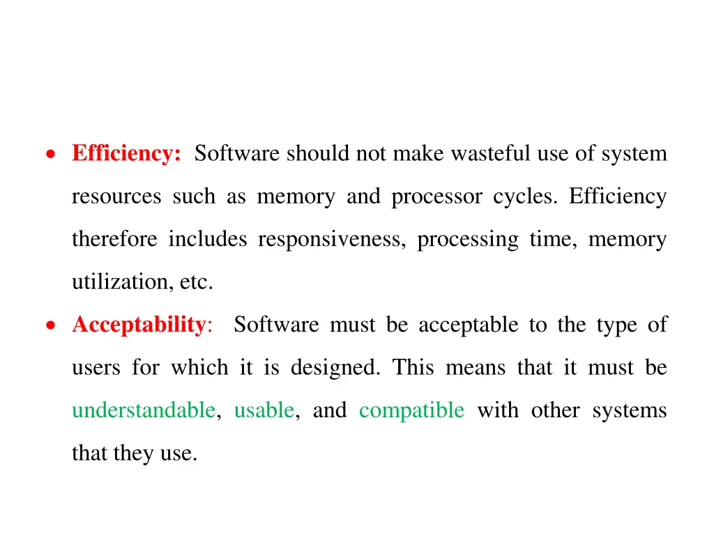 efficiency software should not make wasteful