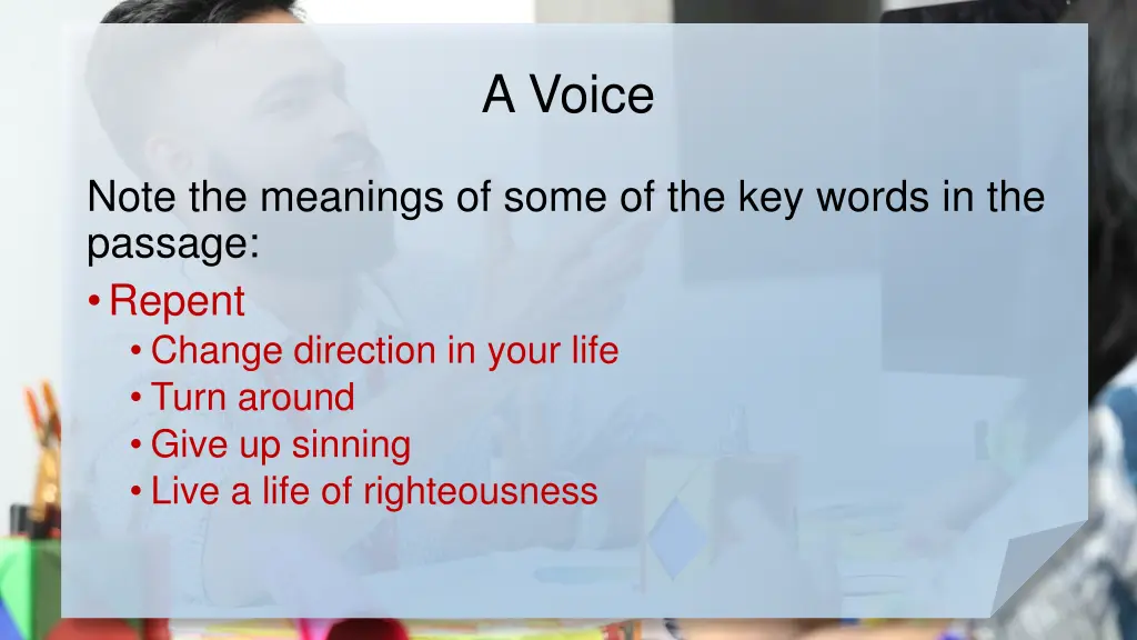 a voice 2