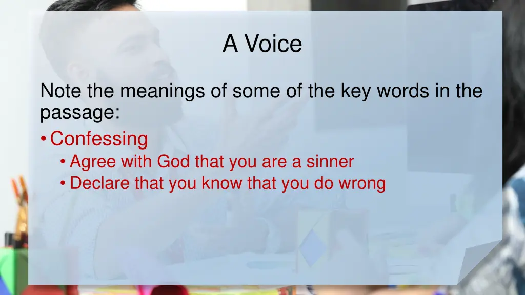 a voice 4