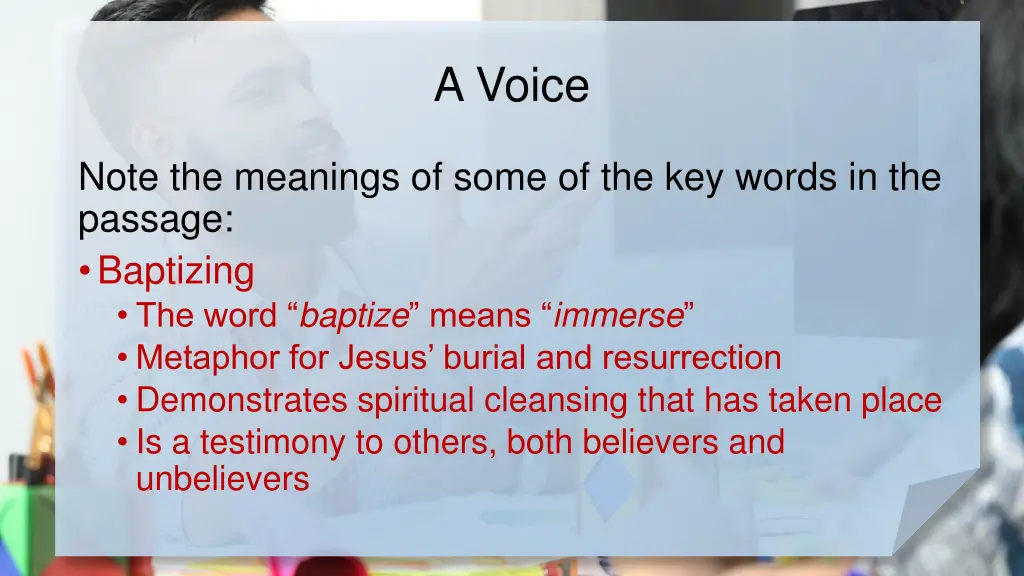 a voice 5