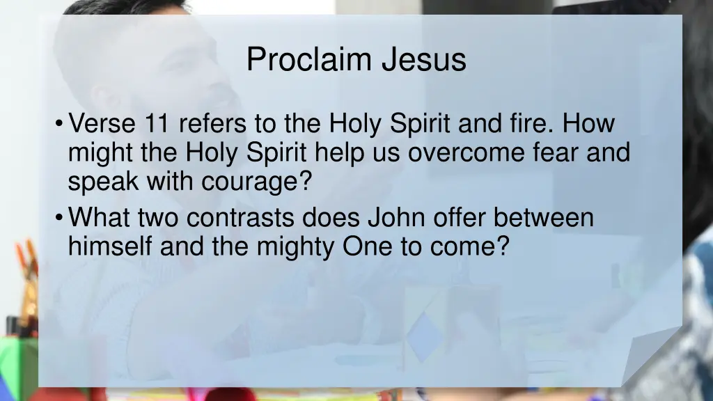 proclaim jesus