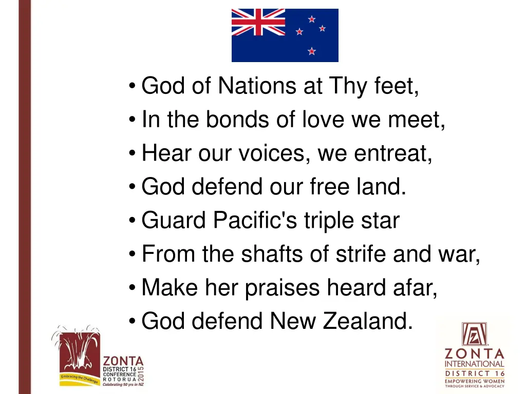 god of nations at thy feet in the bonds of love