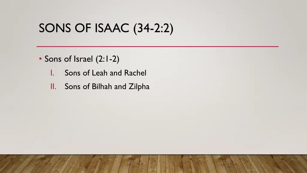 sons of isaac 34 2 2 1