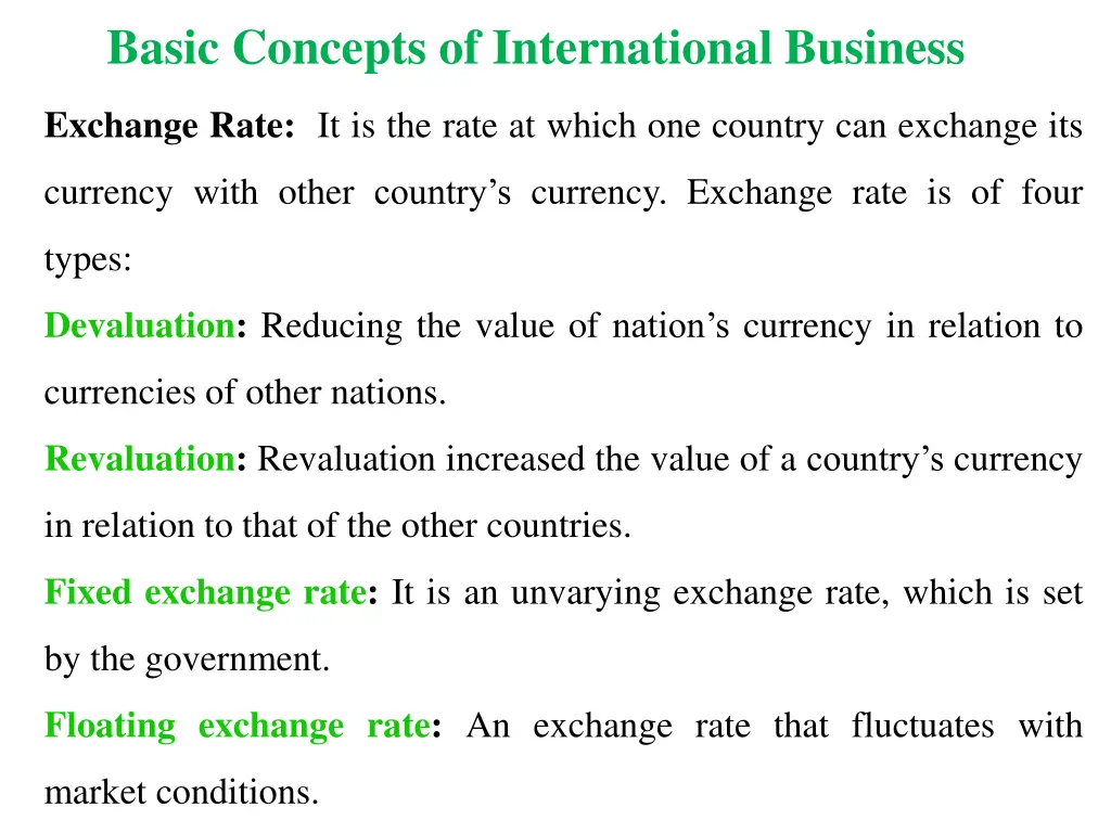 basic concepts of international business 3