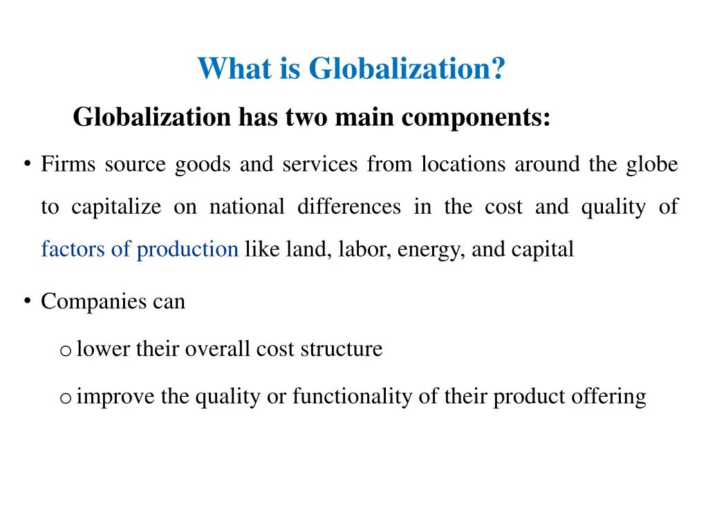 what is globalization 2