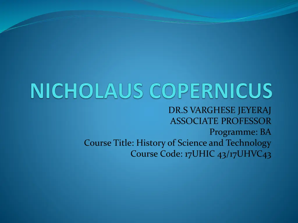 dr s varghese jeyeraj associate professor