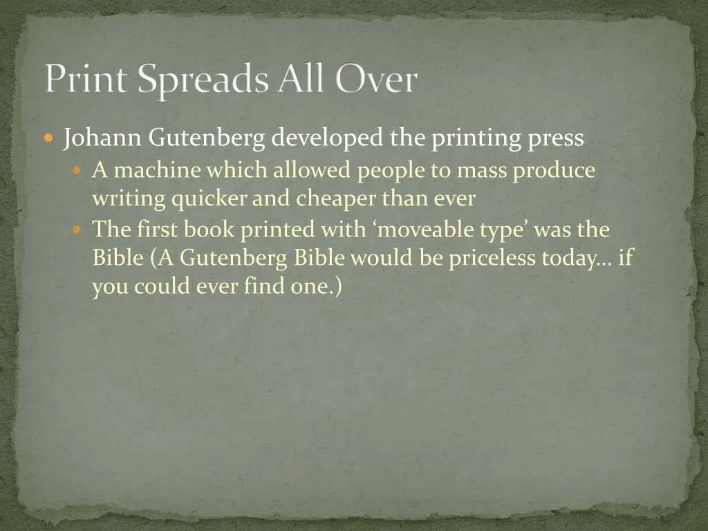 print spreads all over