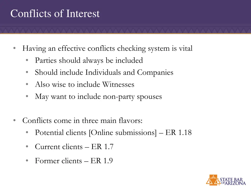 conflicts of interest 2