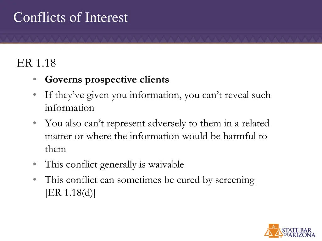 conflicts of interest 3