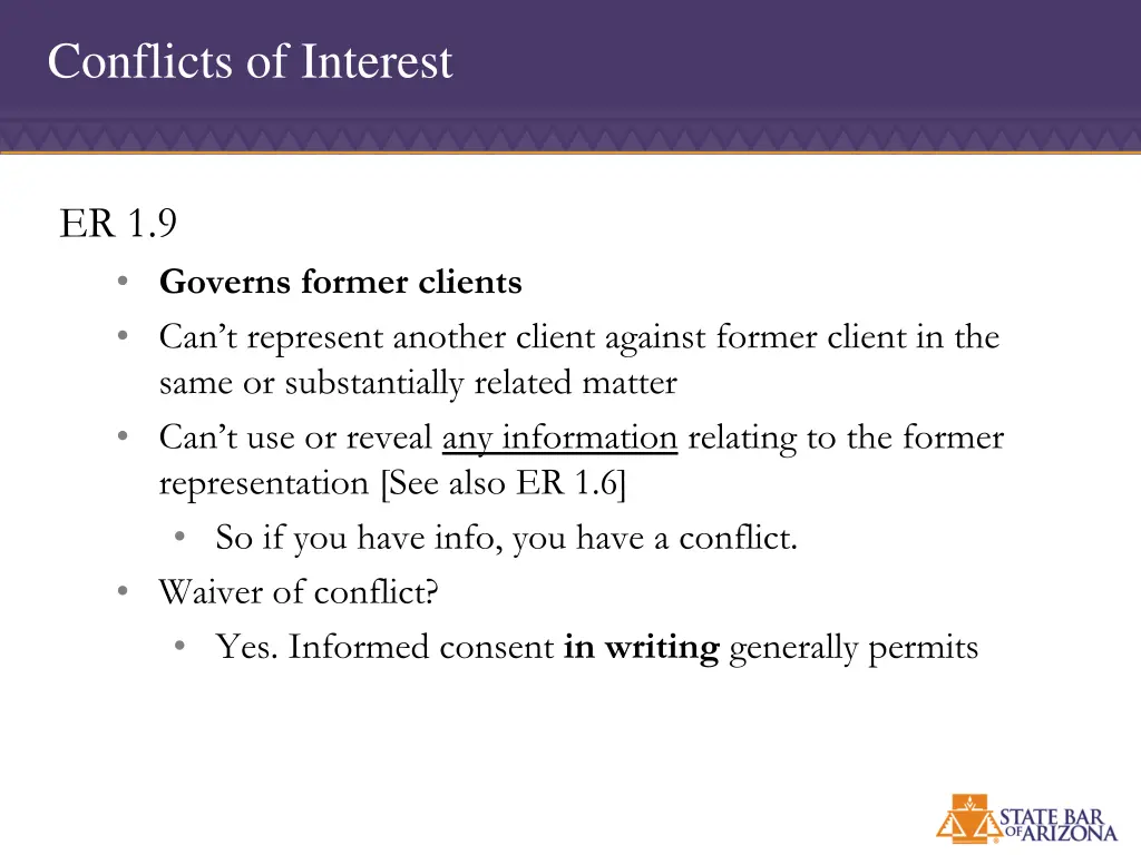 conflicts of interest 5
