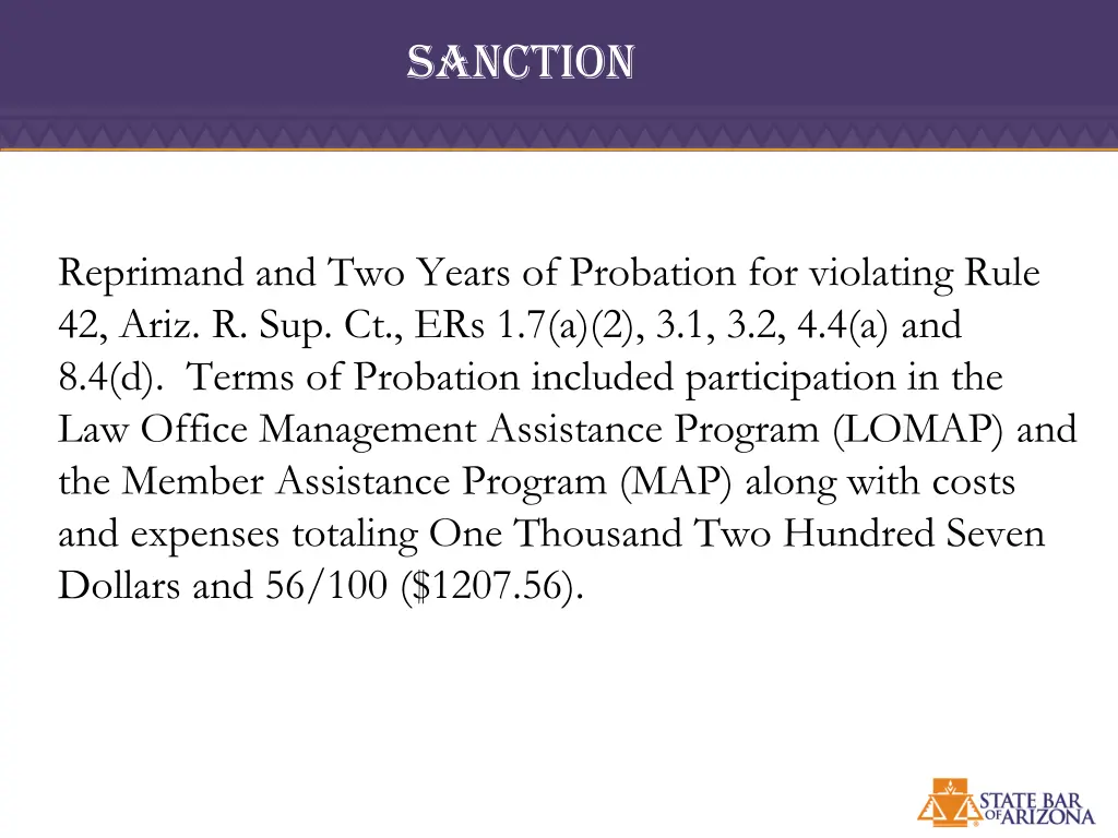 sanction