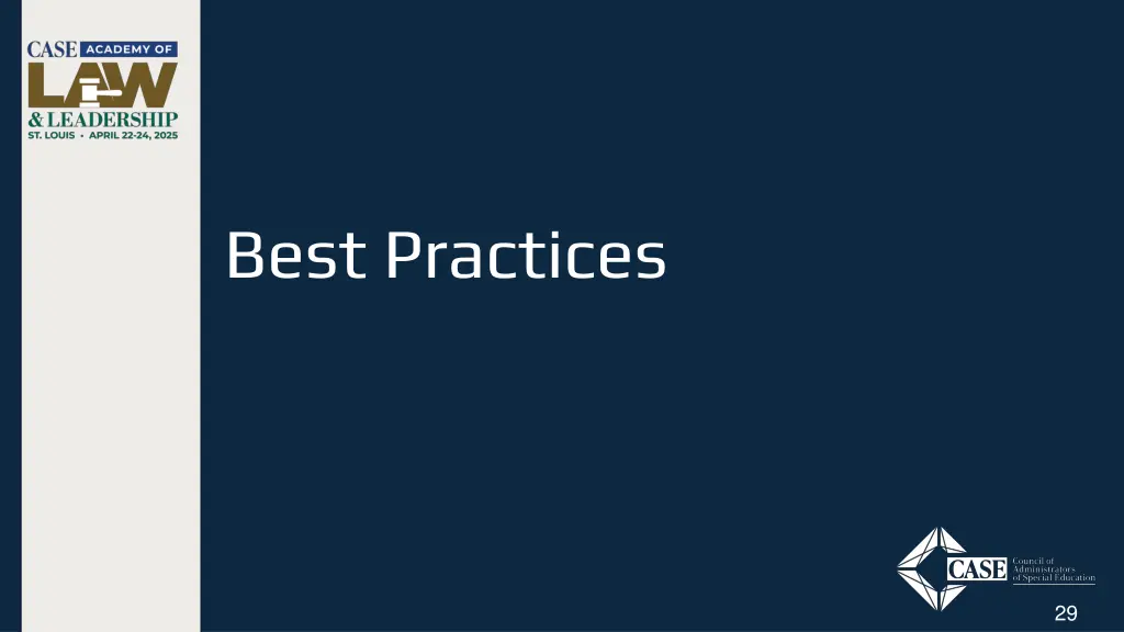 best practices