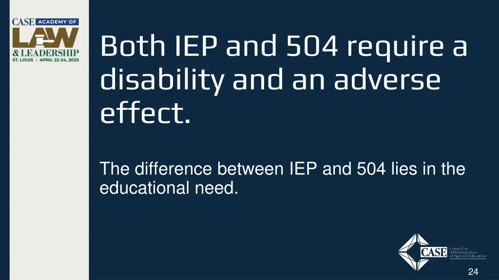 both iep and 504 require a disability