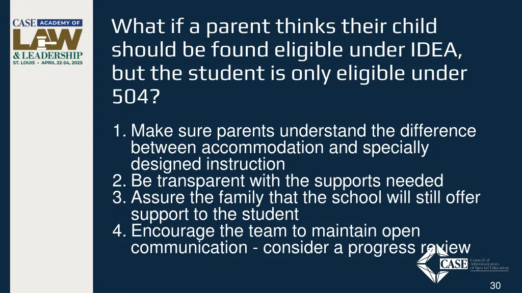 what if a parent thinks their child should