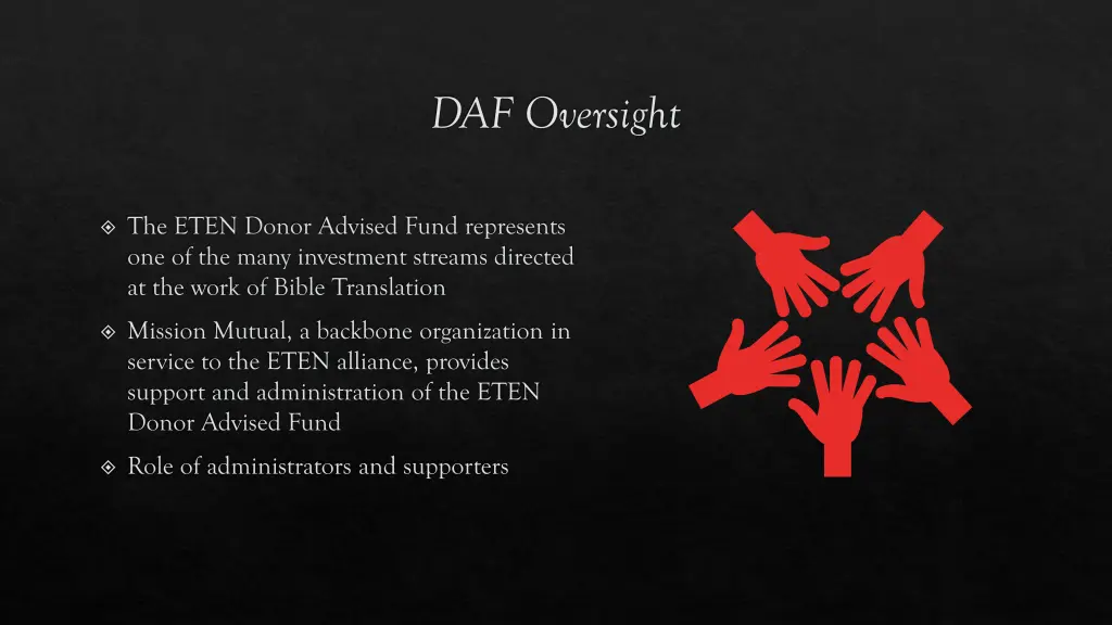 daf oversight