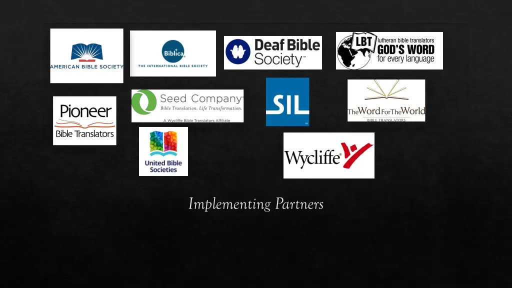 implementing partners